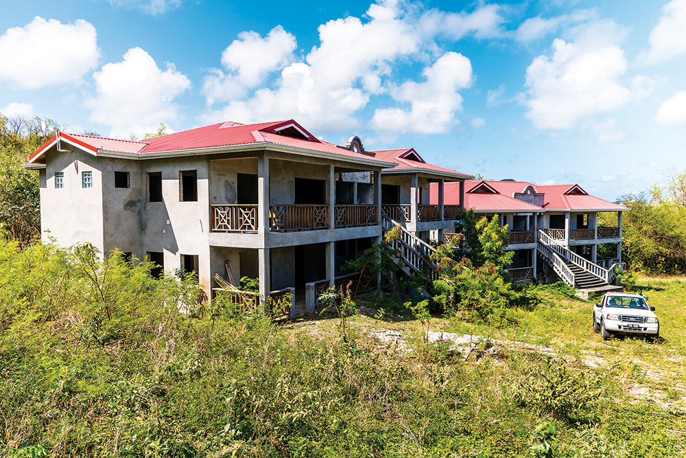 This RESIDENTIAL PROPERTY is located at the Golf Ridge, adjacent to the 15th Hole of the Cap Estate Golf Course.